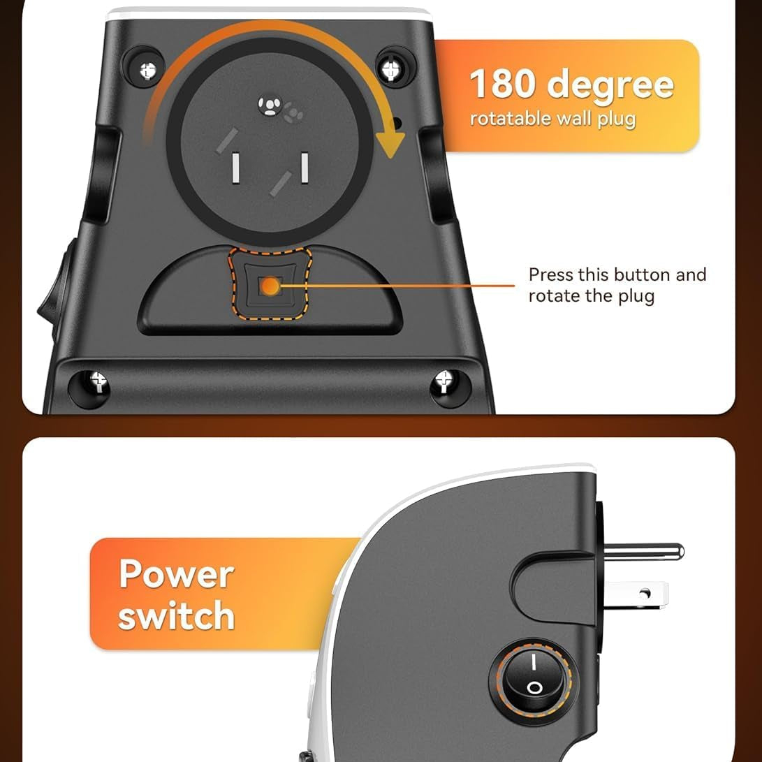 Portable Plug in Electric Room Heater