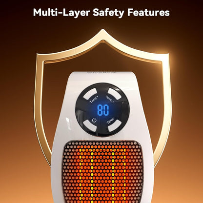 Portable Plug in Electric Room Heater