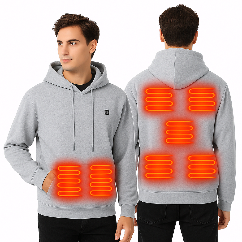 Heated Fleece-Lined Hoodie