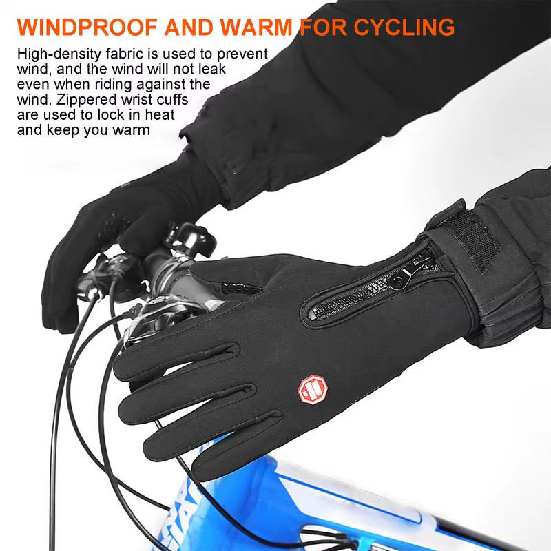 USB Heating Gloves Hand Warmers Gloves Rechargeable Gloves Touchscreen Heated Mittens Windproof Portable Heated Gloves